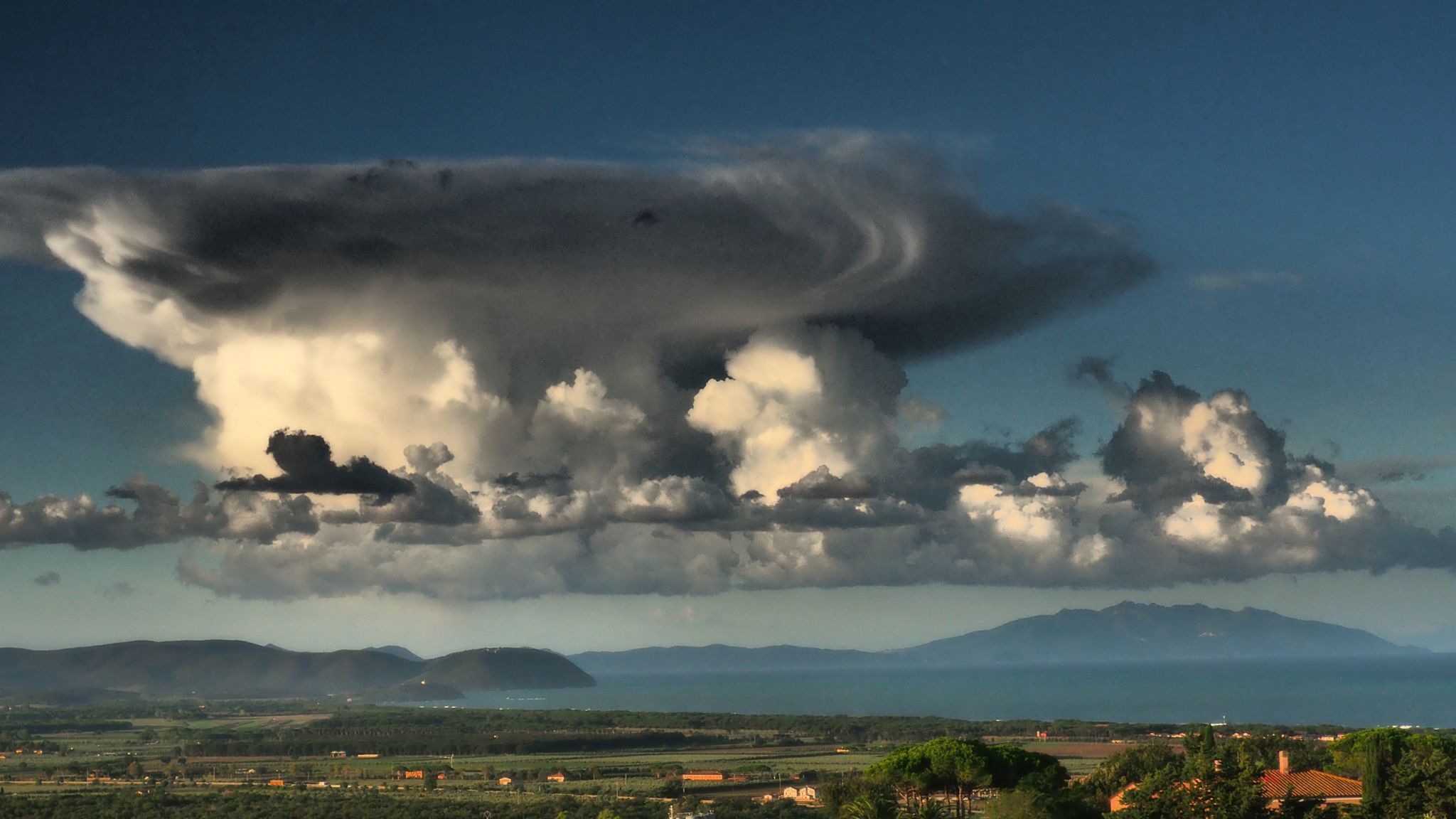 The morning after the storm, Italy