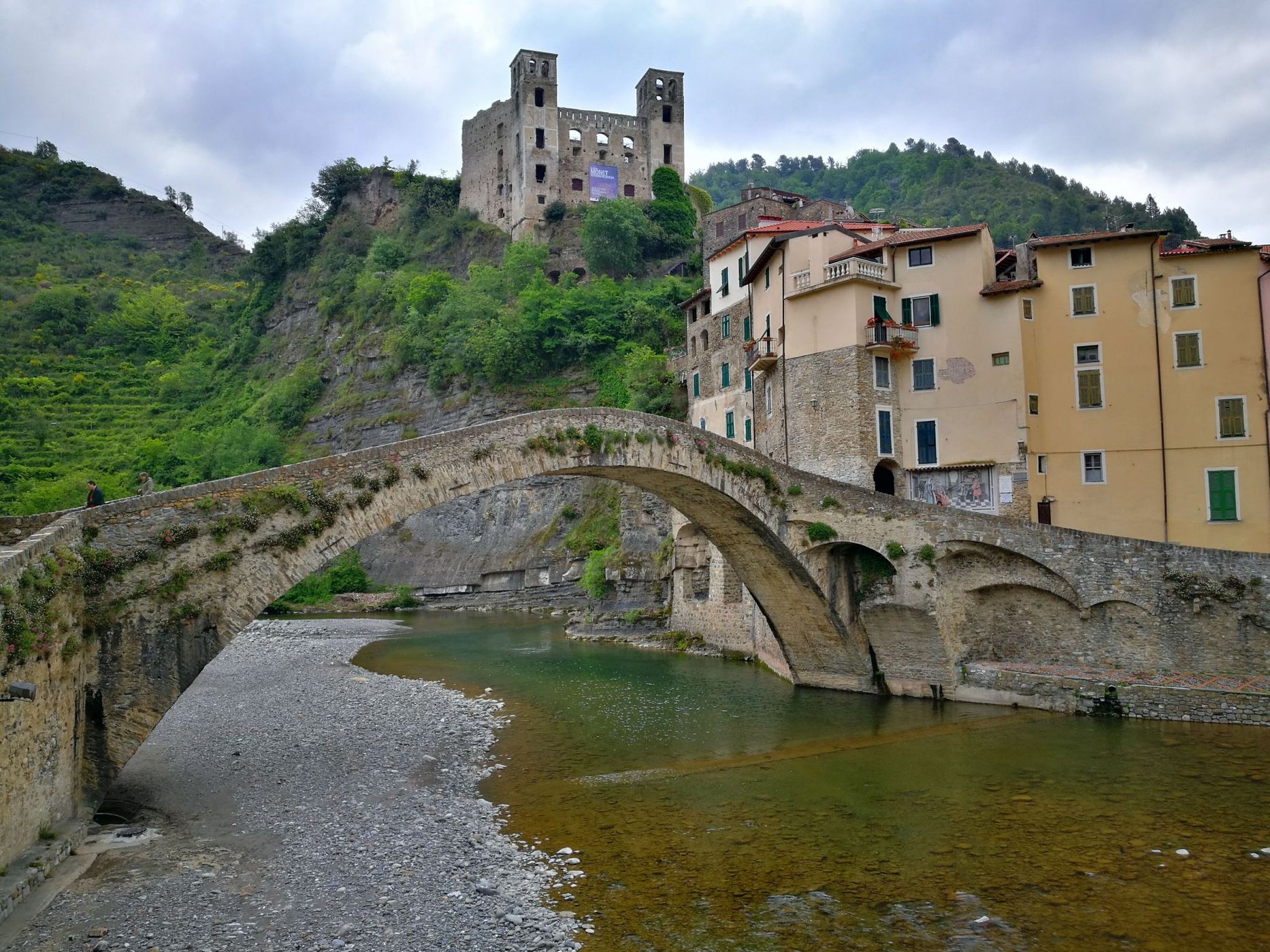 The old village of Dolceacqua, Italy