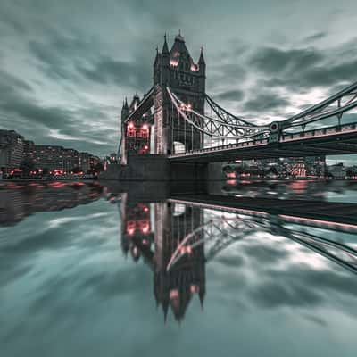 Tower Bridge Illumination, London, United Kingdom