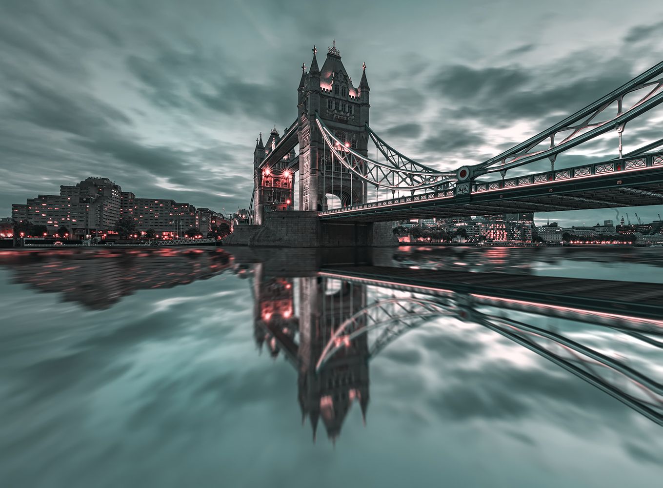 Tower Bridge and The Gherkin, London, United Kingdom