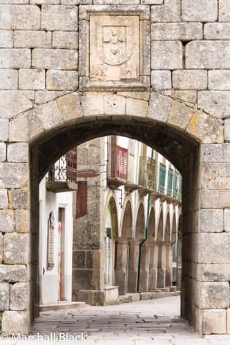 Trancoso city wall gate