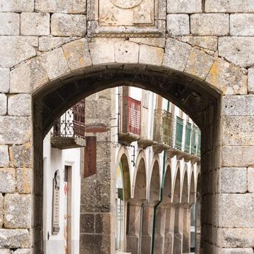 Trancoso city wall gate, Portugal