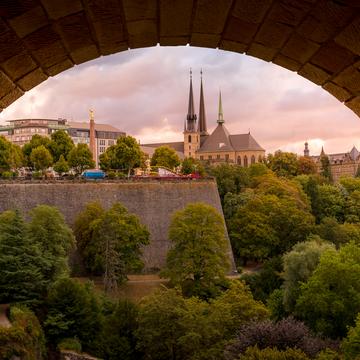 Under the Adolphe Bridge, Luxembourg City, Luxembourg