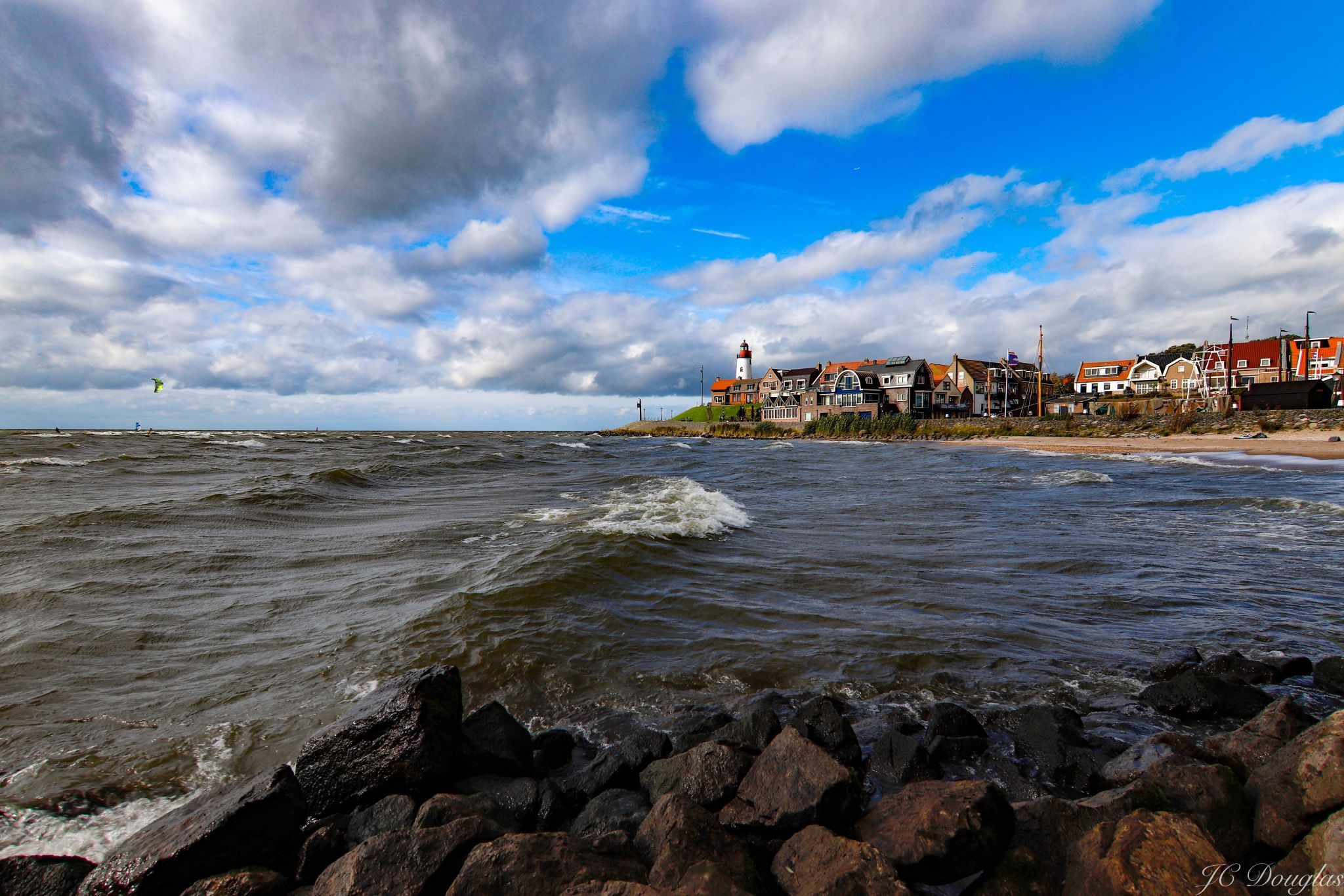 View to Urk Light House, Netherlands
