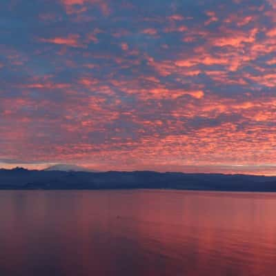 View from the peninsula of Milazzo, Italy