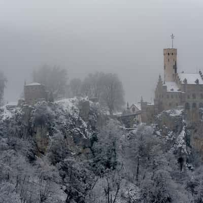 View on Burg Lichtenstein, Honau, Germany