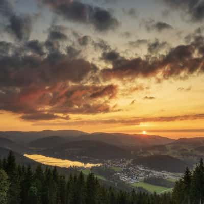 View over Titisee, Germany