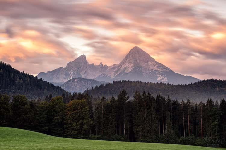 Watzmann view during sunrise