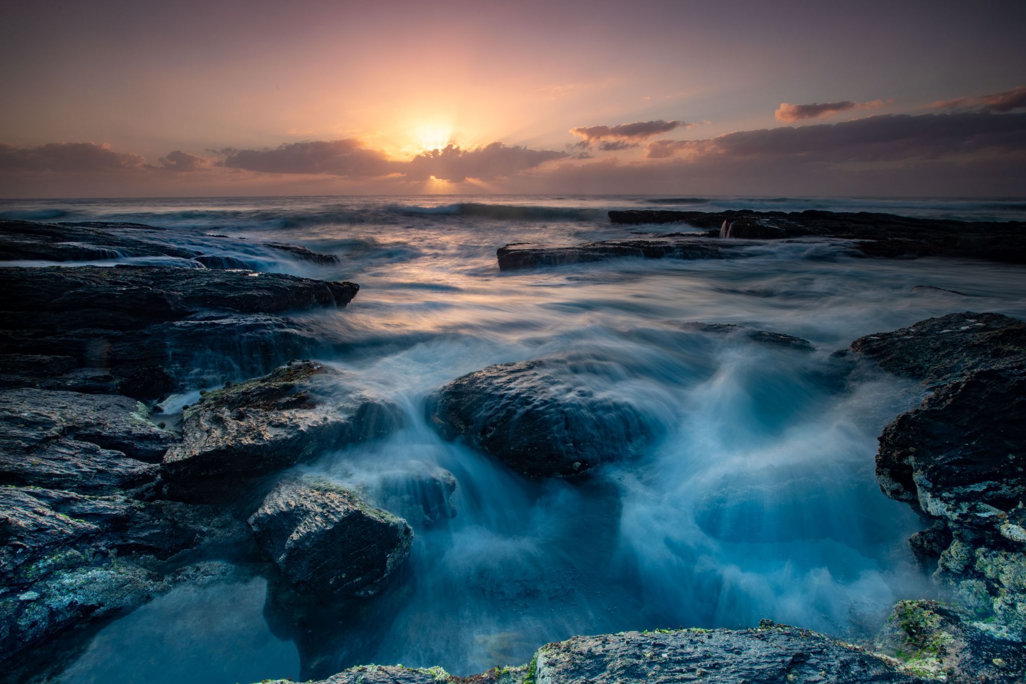 Wellington Rocks Sunrise Nambucca Heads NSW, Australia