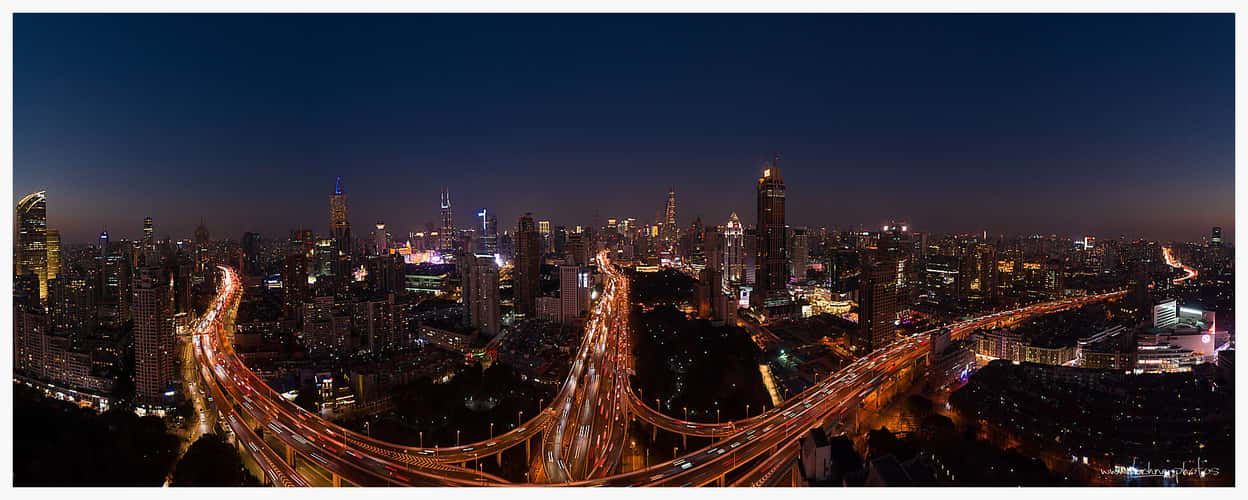 9 Dragons Column Highway intersection, Shanghai
