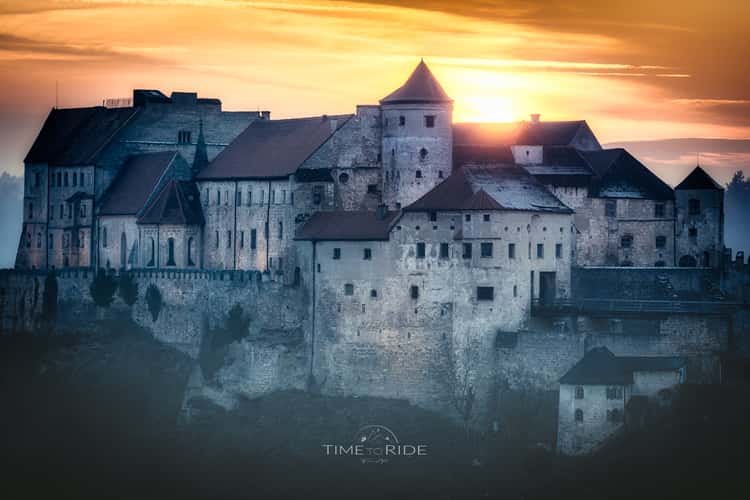 Altstadt & Burg von Burghausen (worlds longest castle) from Austrian viewpoint
