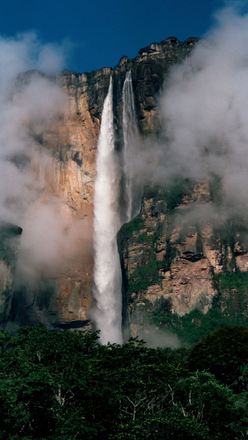 Angel Fall, Parque Nacional Canaima, Venezuela, Venezuela