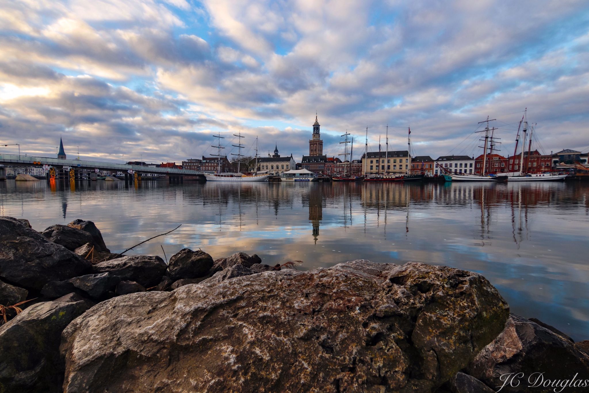 Blue hour Kampen, the Netherlands, Netherlands