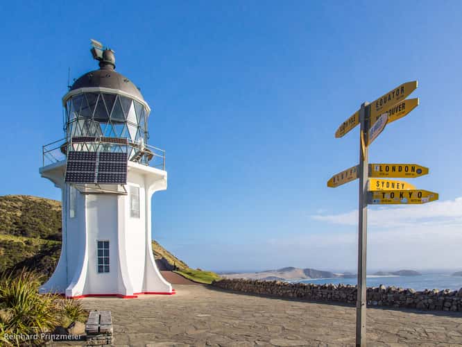 Signpost, Cape Reinga, Northland, North Island