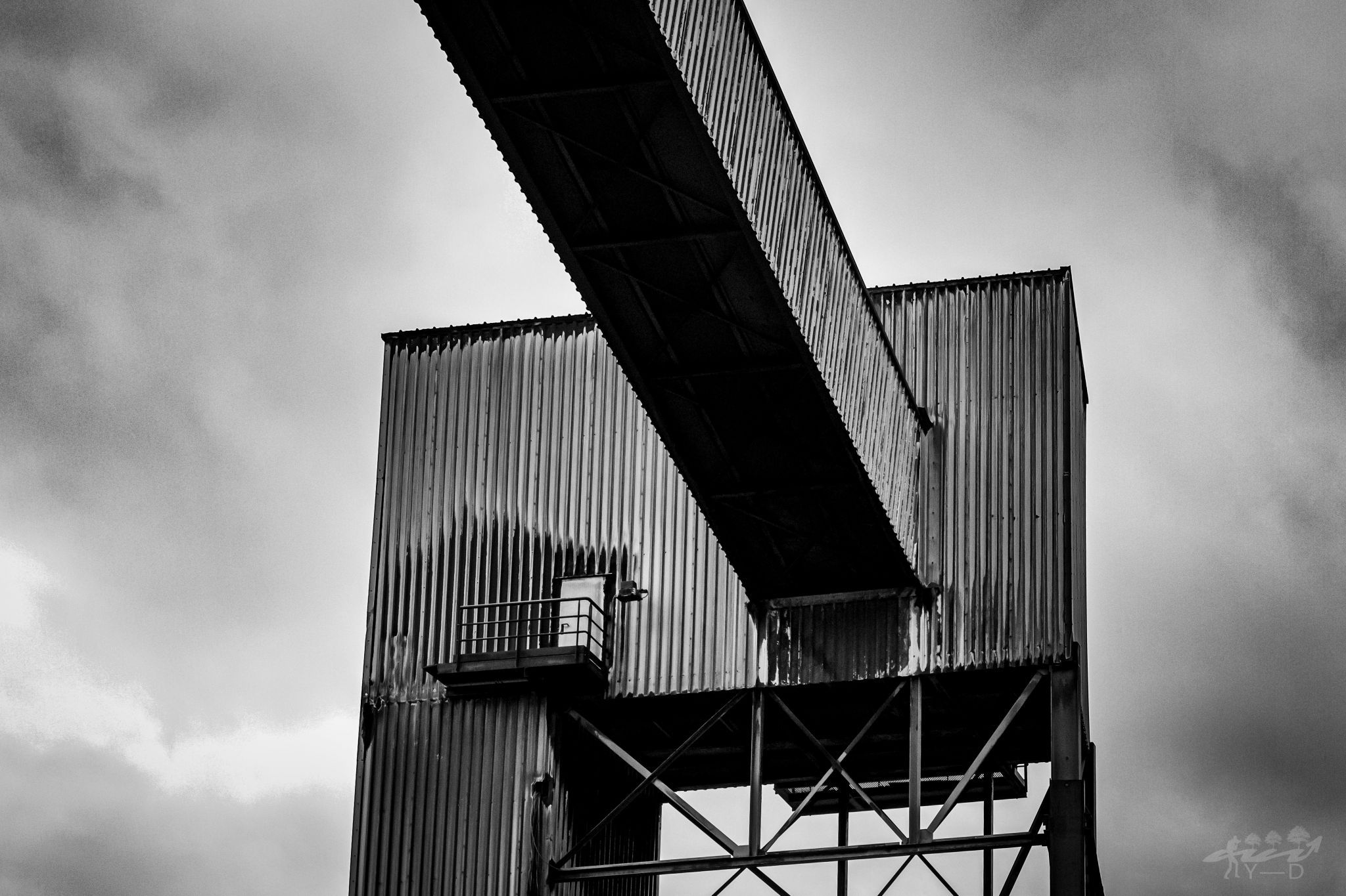 Charleroi - ravel sambre - sites industriels, Belgium