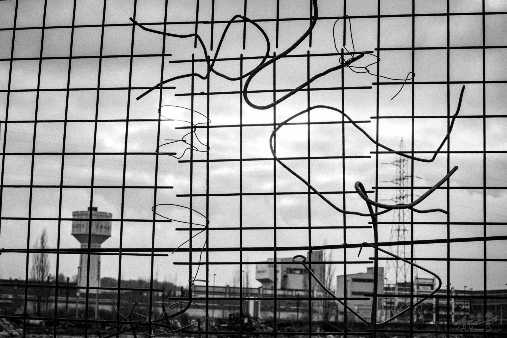 Charleroi - ravel sambre - sites industriels, Belgium