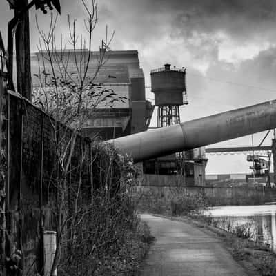 Charleroi - ravel sambre - sites industriels, Belgium