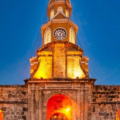 Clock Tower Monument Cartagena, Colombia