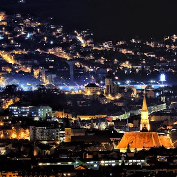 Cluj-Napoca by night, Romania