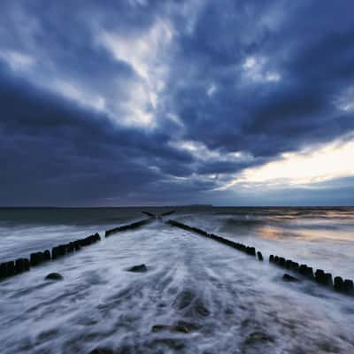 Cross on Dranske Beach, Germany