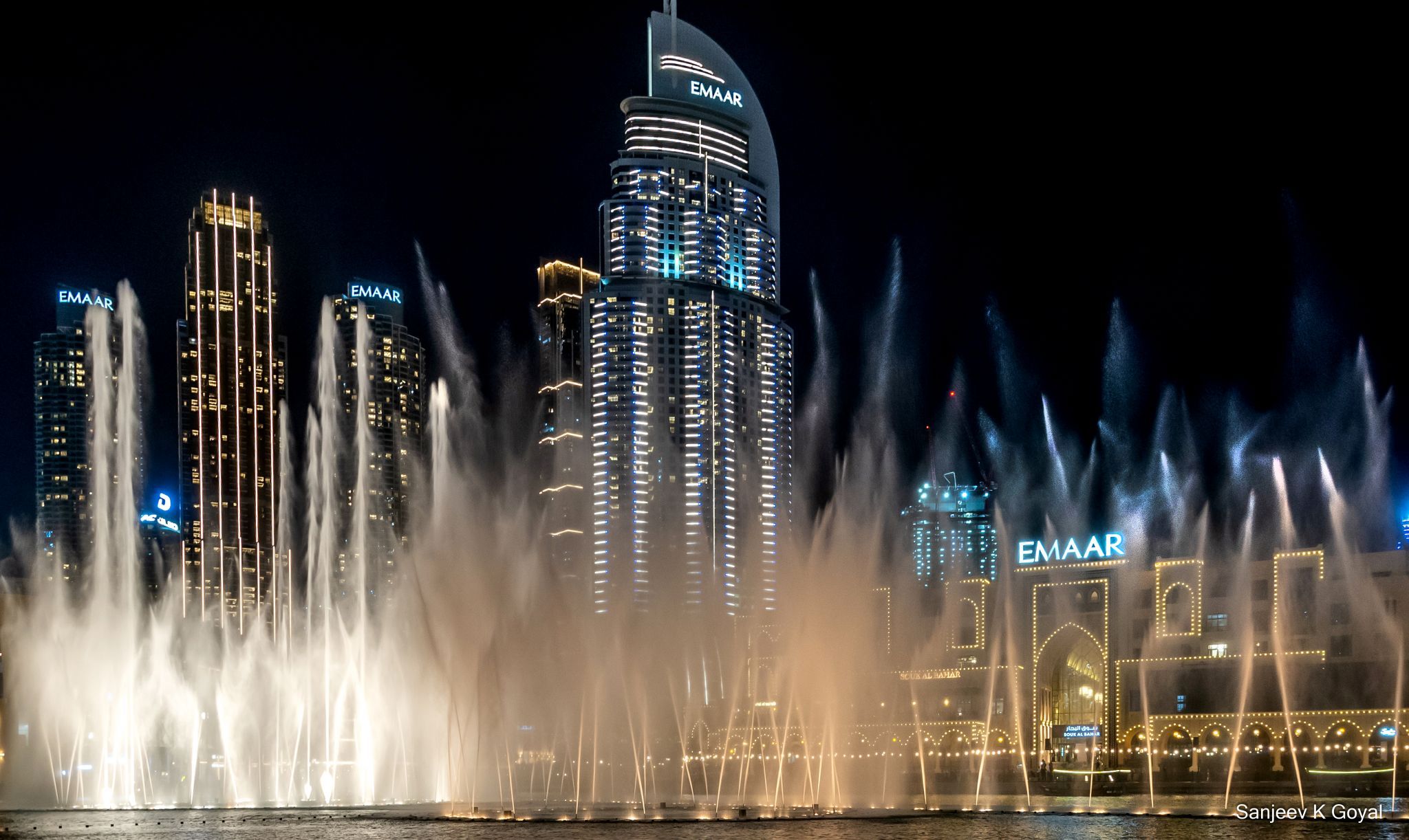 Burj Park And Burj Khalifa, United Arab Emirates