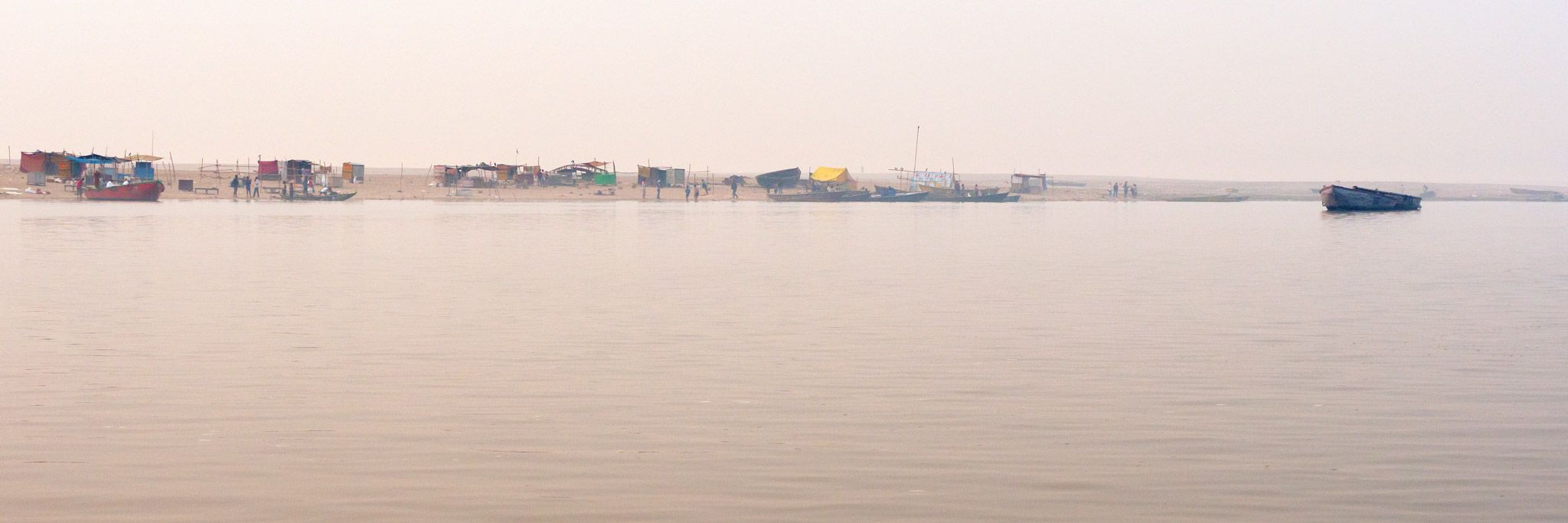 East Side of Ganges, Varanasi, India