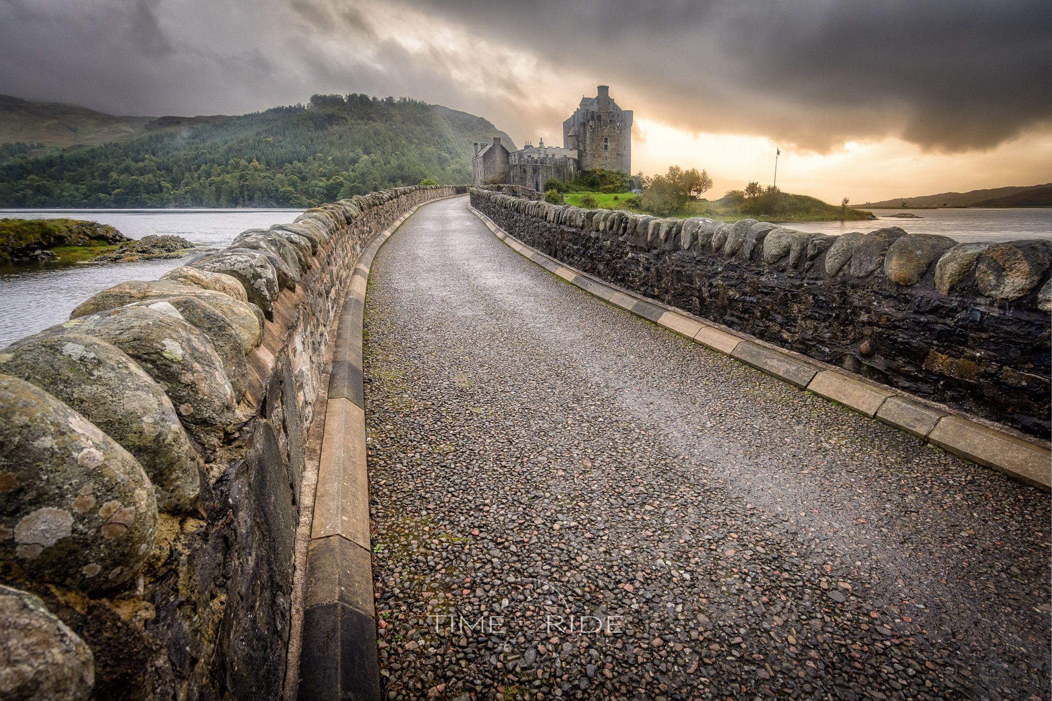 Entrance of Eilean Donan Castle, Scotland, United Kingdom