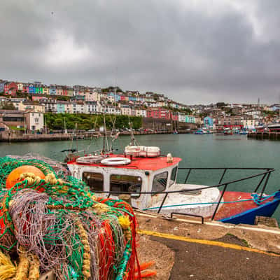 Fishing Nets and Fishing Boat Brixham, United Kingdom