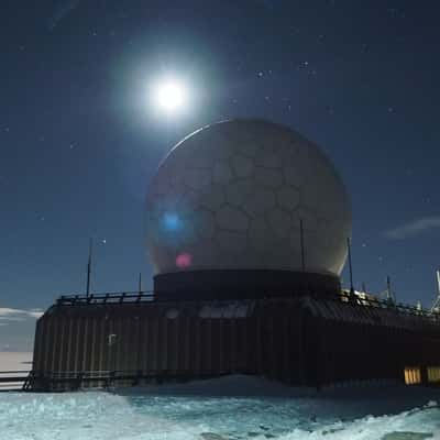 Goldhaube - military and civil air radar station, Austria