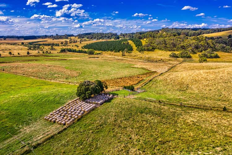 Hale Bales on the farm Oberon New South Wales