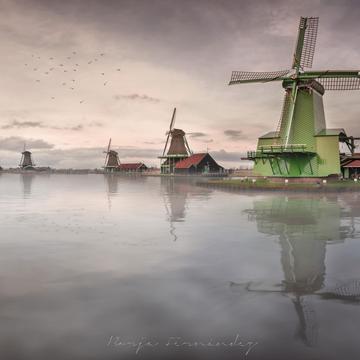 Zaanse Schans World of Windmills, Netherlands