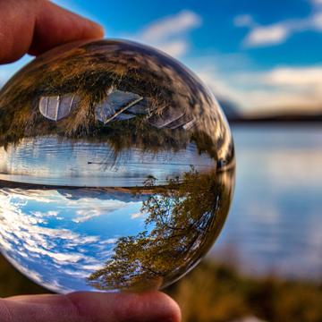 Lake Alexandrina glass ball Canterbury South Island, New Zealand