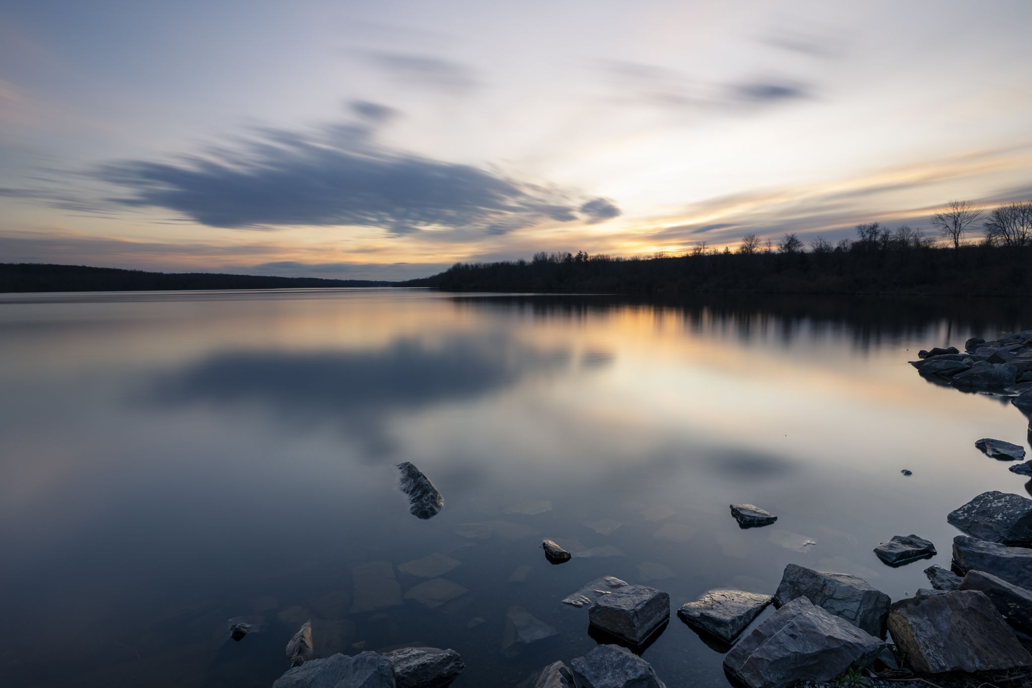 Lake Nockamixon Fishing pier, USA