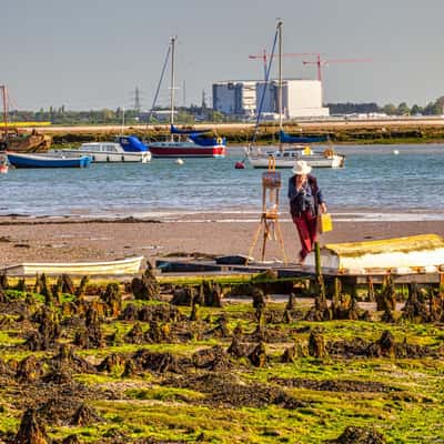 Landscape Painter Mersea island, England, United Kingdom