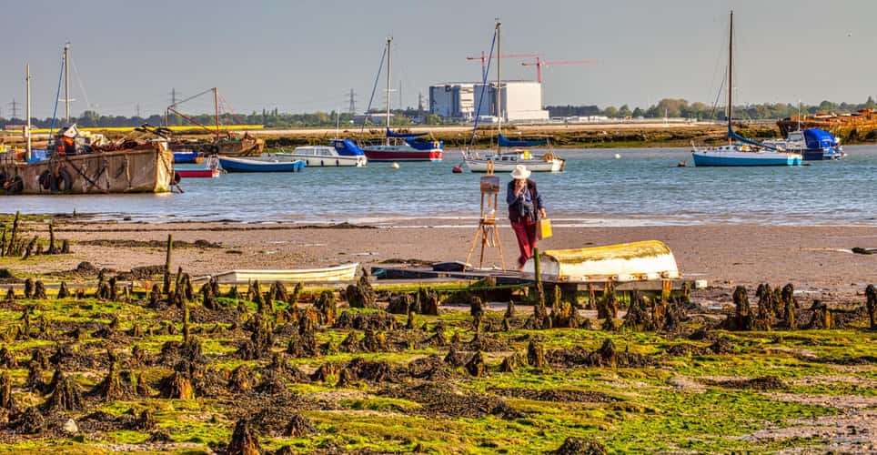 Landscape Painter Mersea island, England