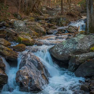 Lower portion of Anna Ruby Falls, USA