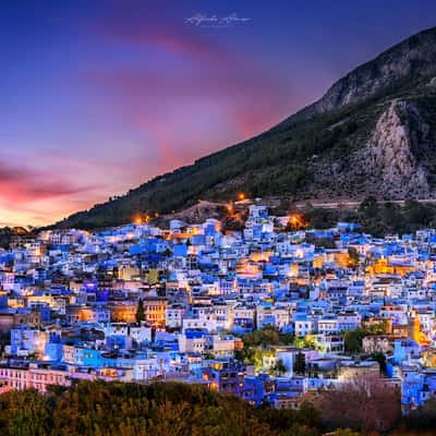 Mann in Chefchaouen, Morocco