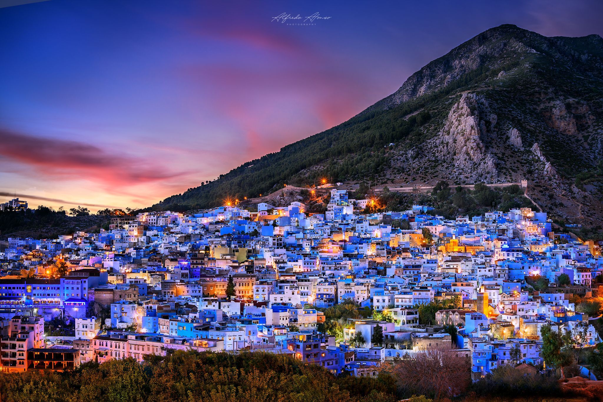 Mann in Chefchaouen, Morocco