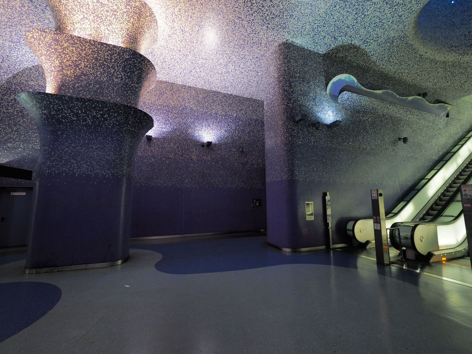 Metro Station Via Toledo, Italy