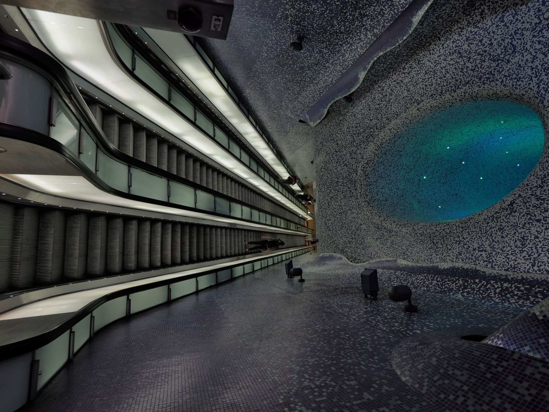 Metro Station Via Toledo, Italy