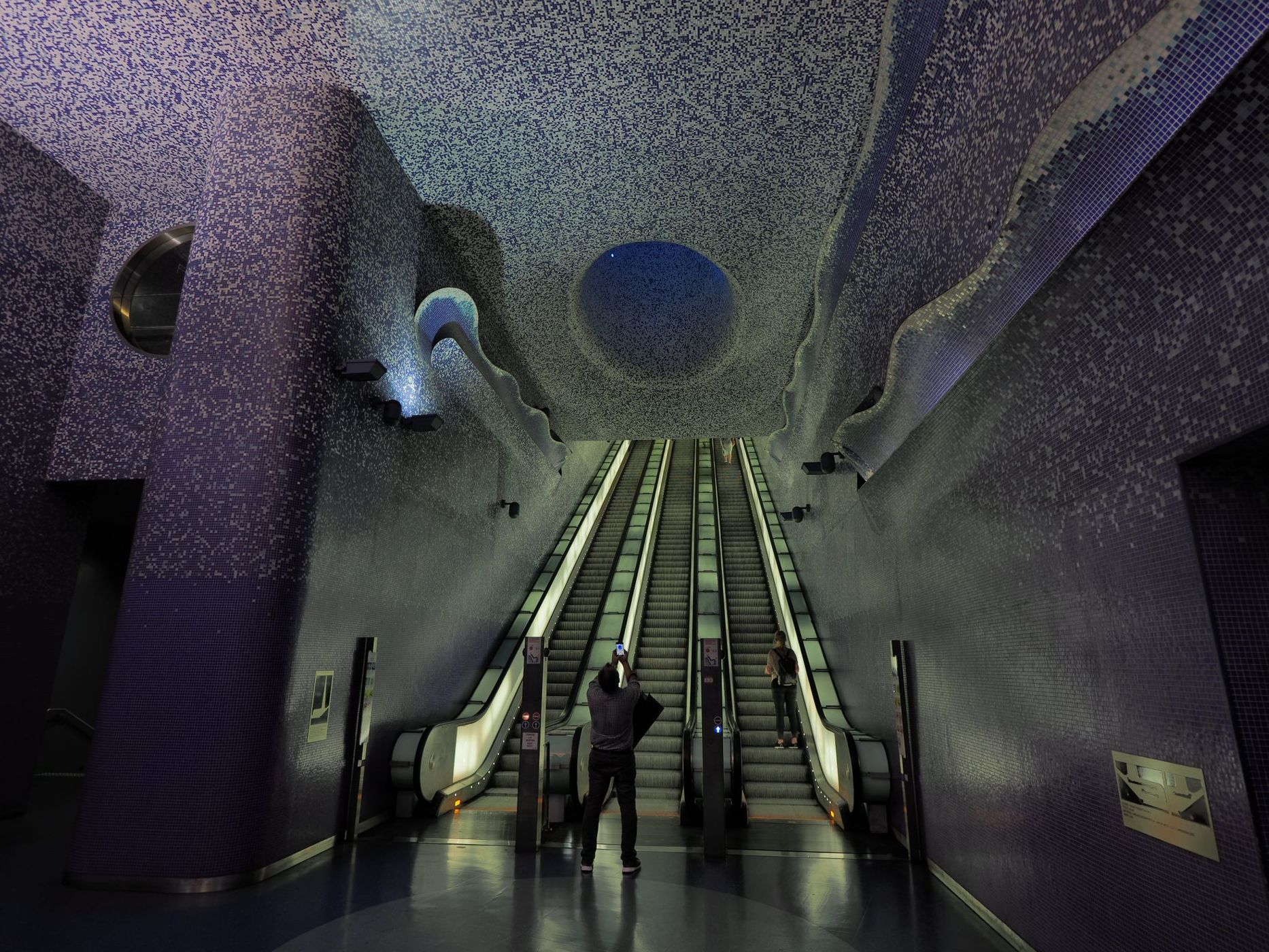 Metro Station Via Toledo, Italy
