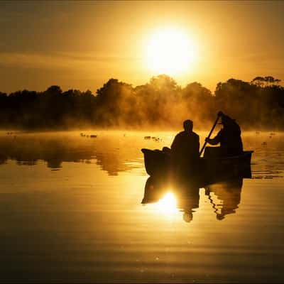 Morning on Rio Claro, Brazil