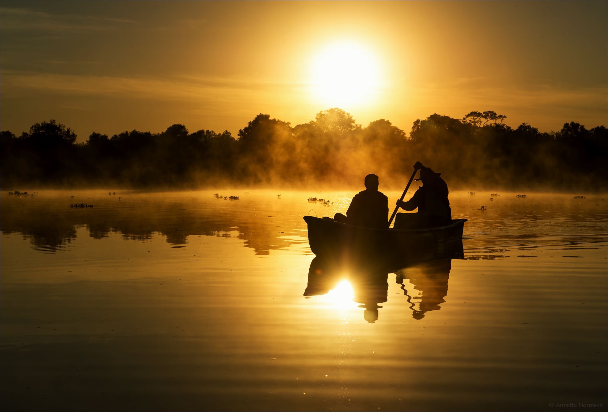 Morning on Rio Claro, Brazil
