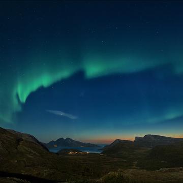 Northern light in northern Norway, Norway