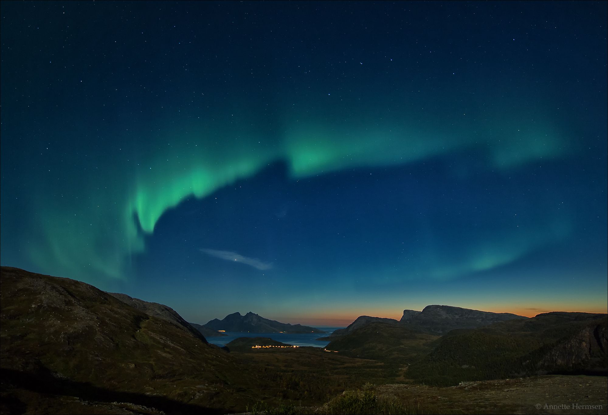 Northern light in northern Norway, Norway
