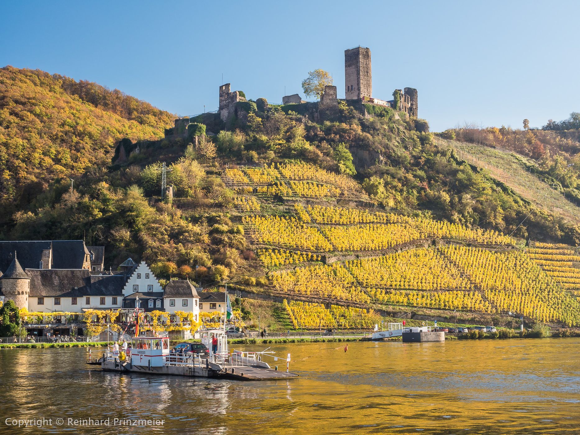 Panorama of Beilstein at Moselle, Germany