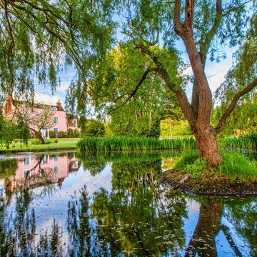 Reflective Garden Mersea island England, United Kingdom
