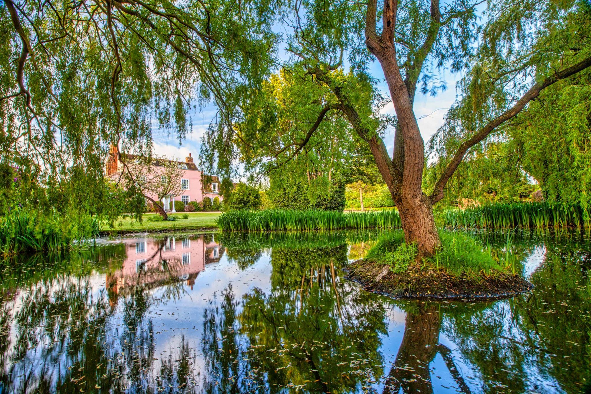 Reflective Garden Mersea island England, United Kingdom