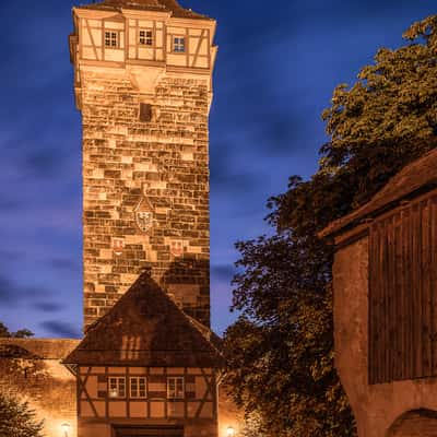 Röderturm,  Rothenburg ob der Tauber, Germany