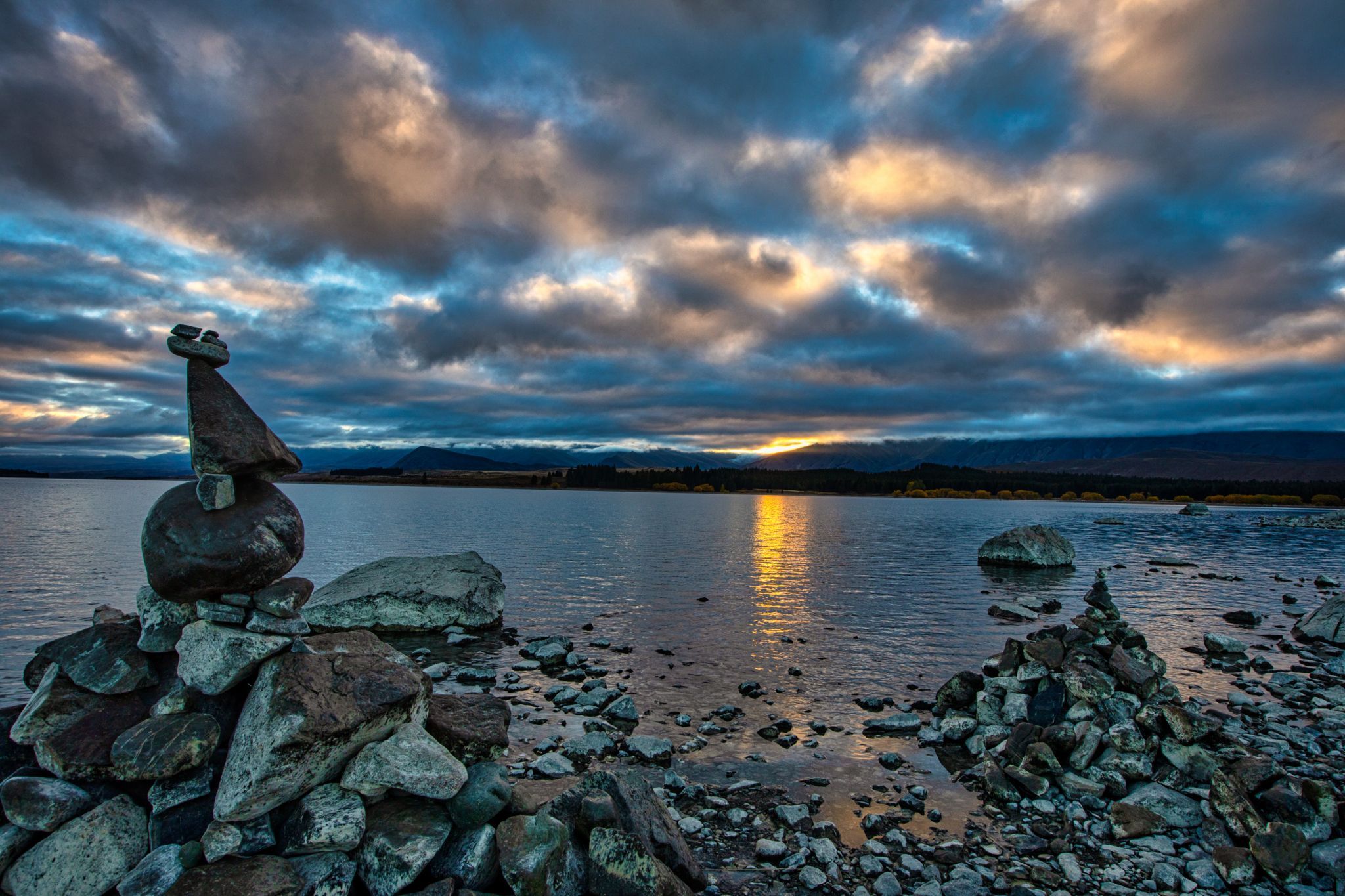 Sunrise Lake Tekapo South Island, New Zealand